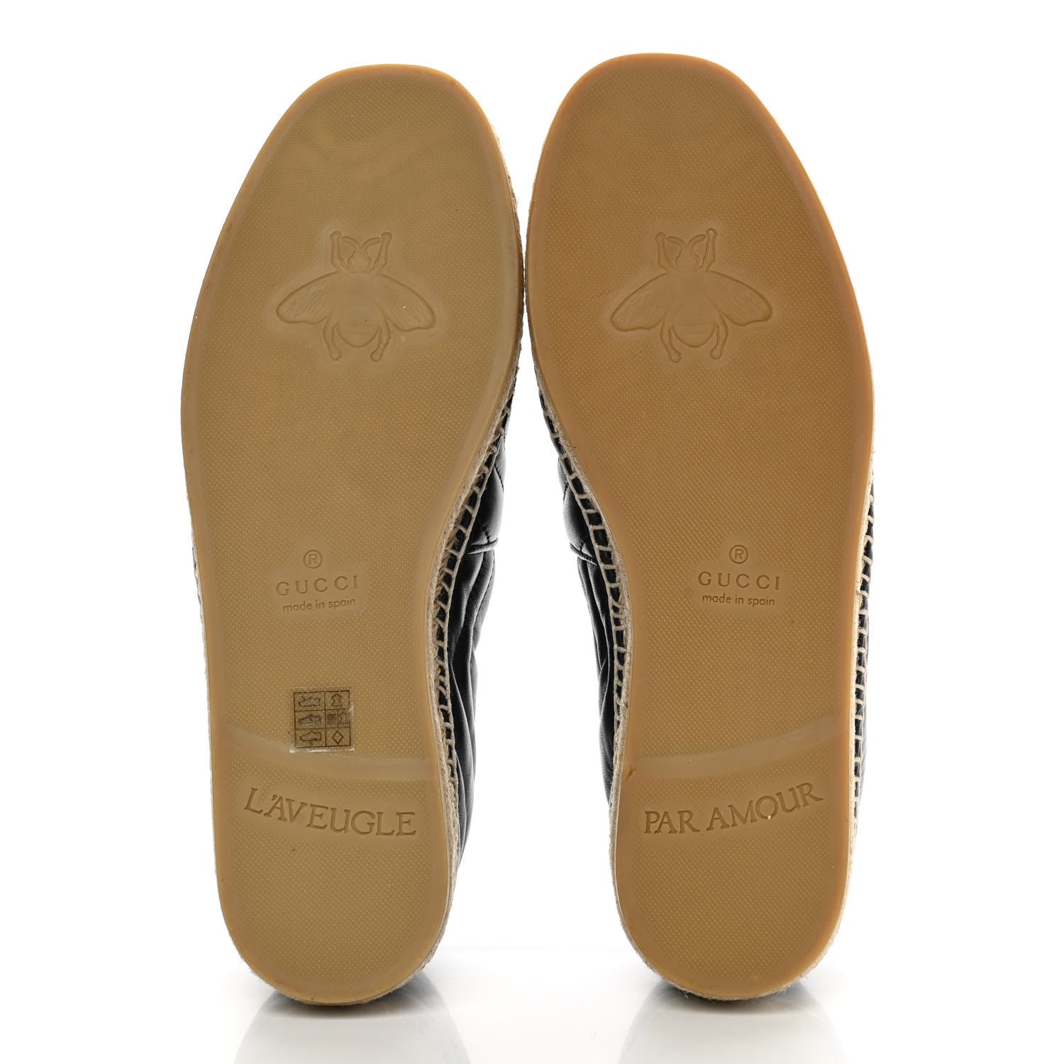Gucci Nappa Matelasse Mens GG Marmont Espadrilles 10 Black 5 of 13