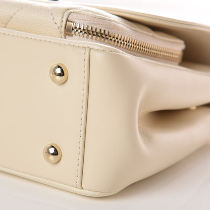 Chanel Caviar Quilted Small Business Affinity Flap White 9 of 9