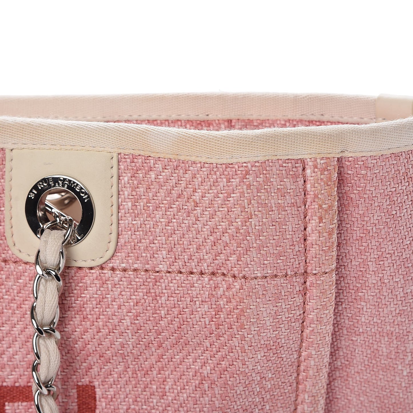 Canvas Small Deauville Tote Pink