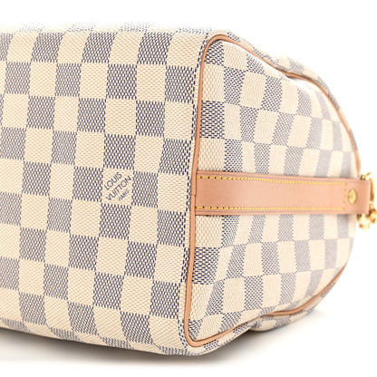 Louis Vuitton Damier Azur Speedy Bandouliere 25 9 of 10