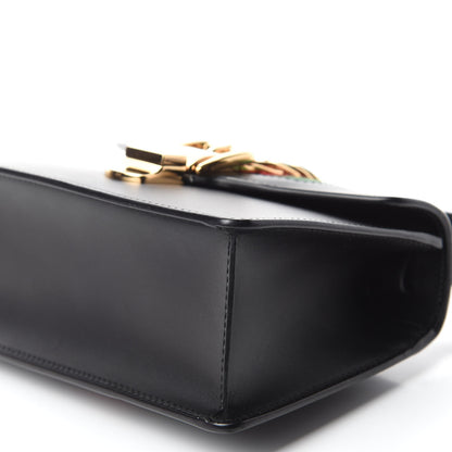 Gucci Calfskin Mini Sylvie Top Handle Bag Black 7 of 11