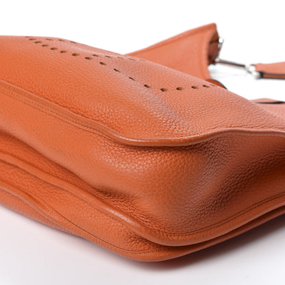 Hermes Togo Evelyne III PM Orange 6 of 14
