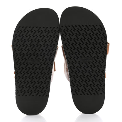 Hermes Calfskin Womens Chypre Sandals 36 Naturel 5 of 9