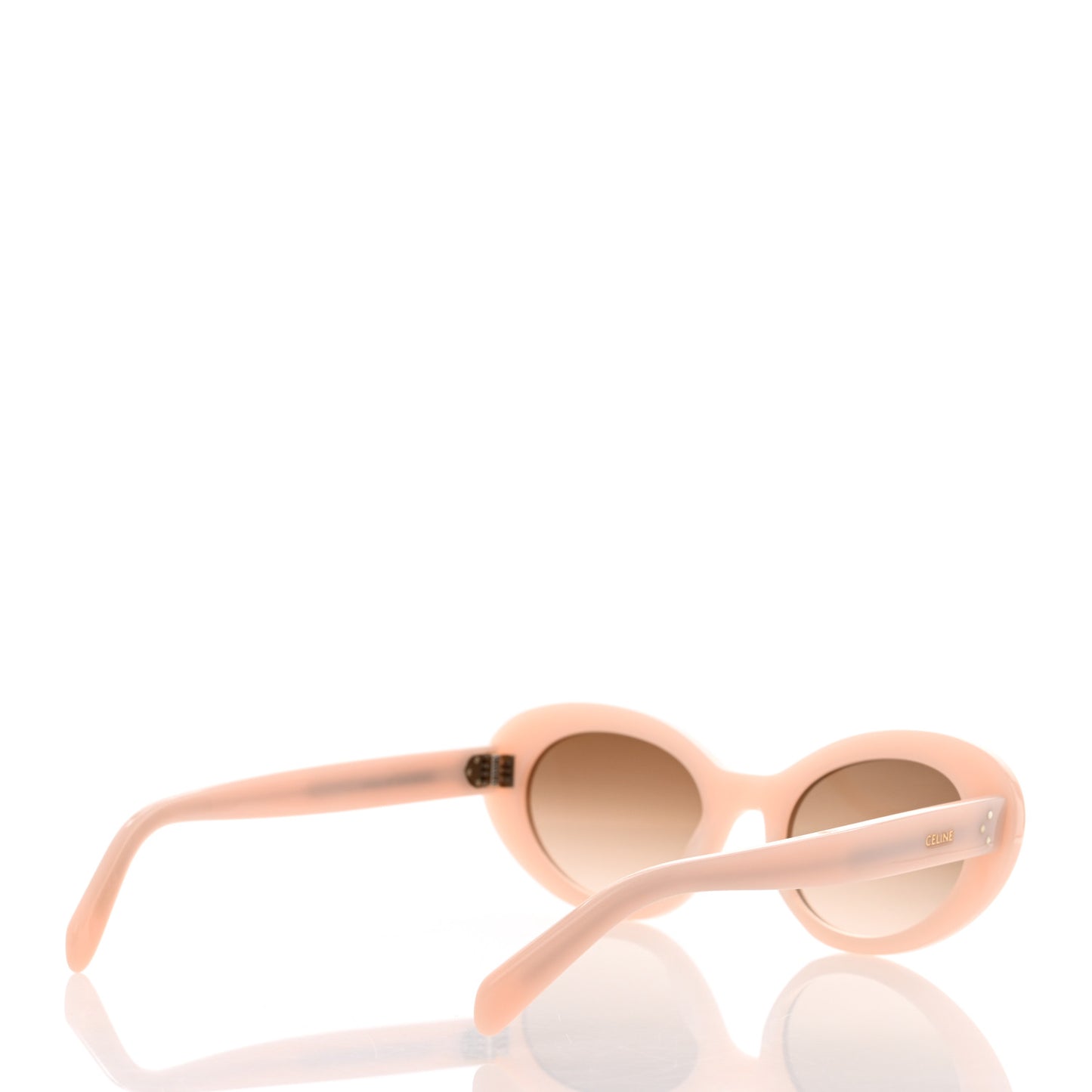 Acetate Cat Eye Sunglasses CL401931 Milky Pastel Rose Brown
