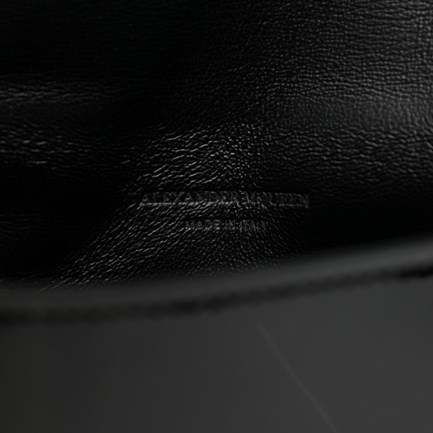 Alexander McQueen Patent Skull Lock Envelope Clutch Black 6 of 8
