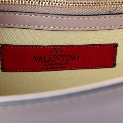 Valentino Garavani Vitello Small Glam Lock Rockstud Flap Poudre 6 of 9