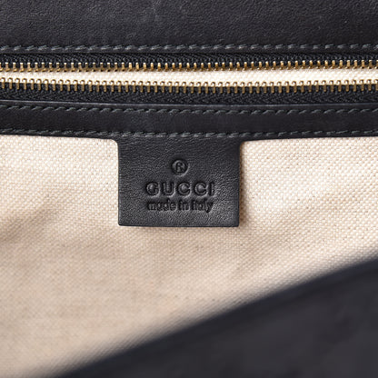 Gucci Guccissima Large Emily Chain Shoulder Bag Black 8 of 10