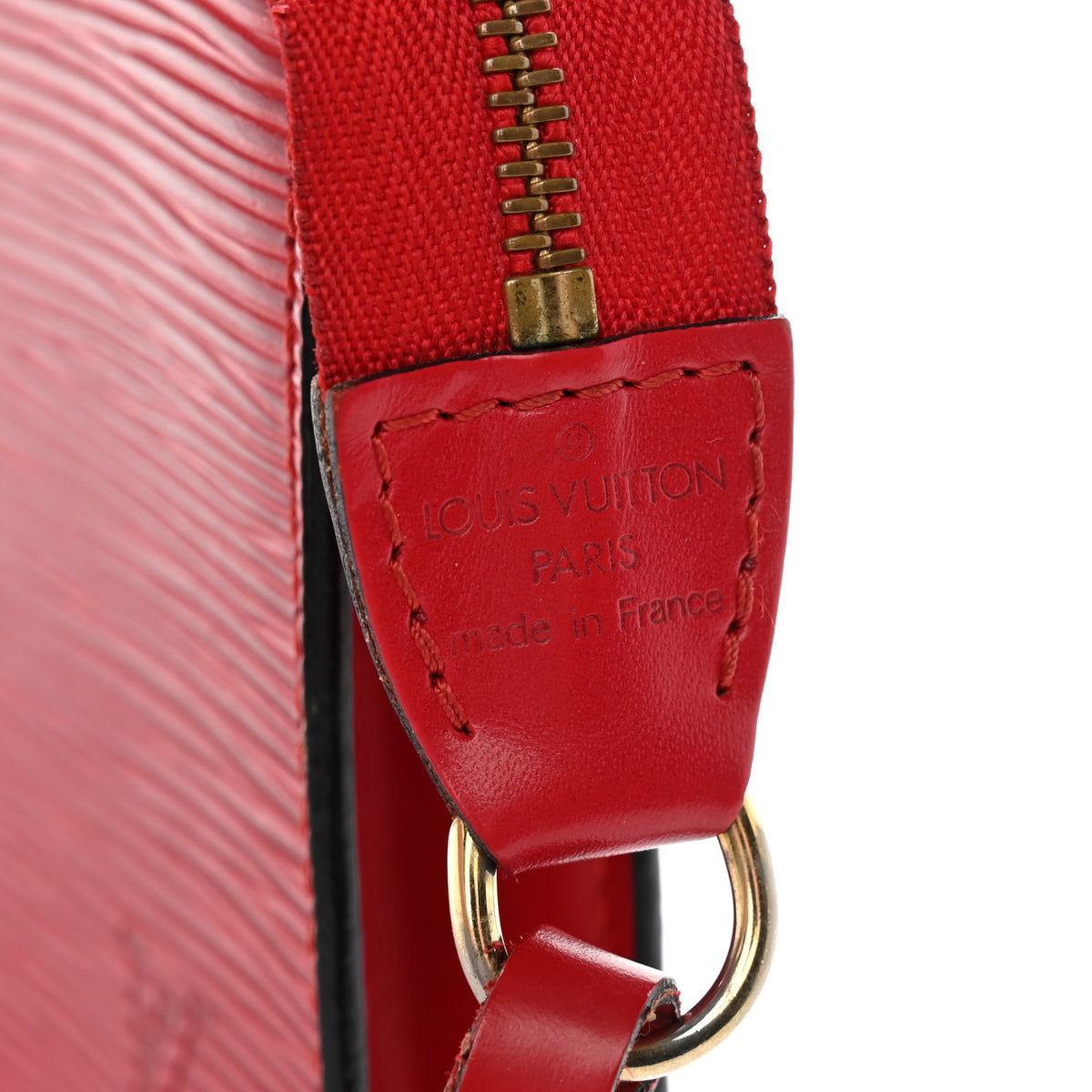 Epi Pochette Accessories 24 Red