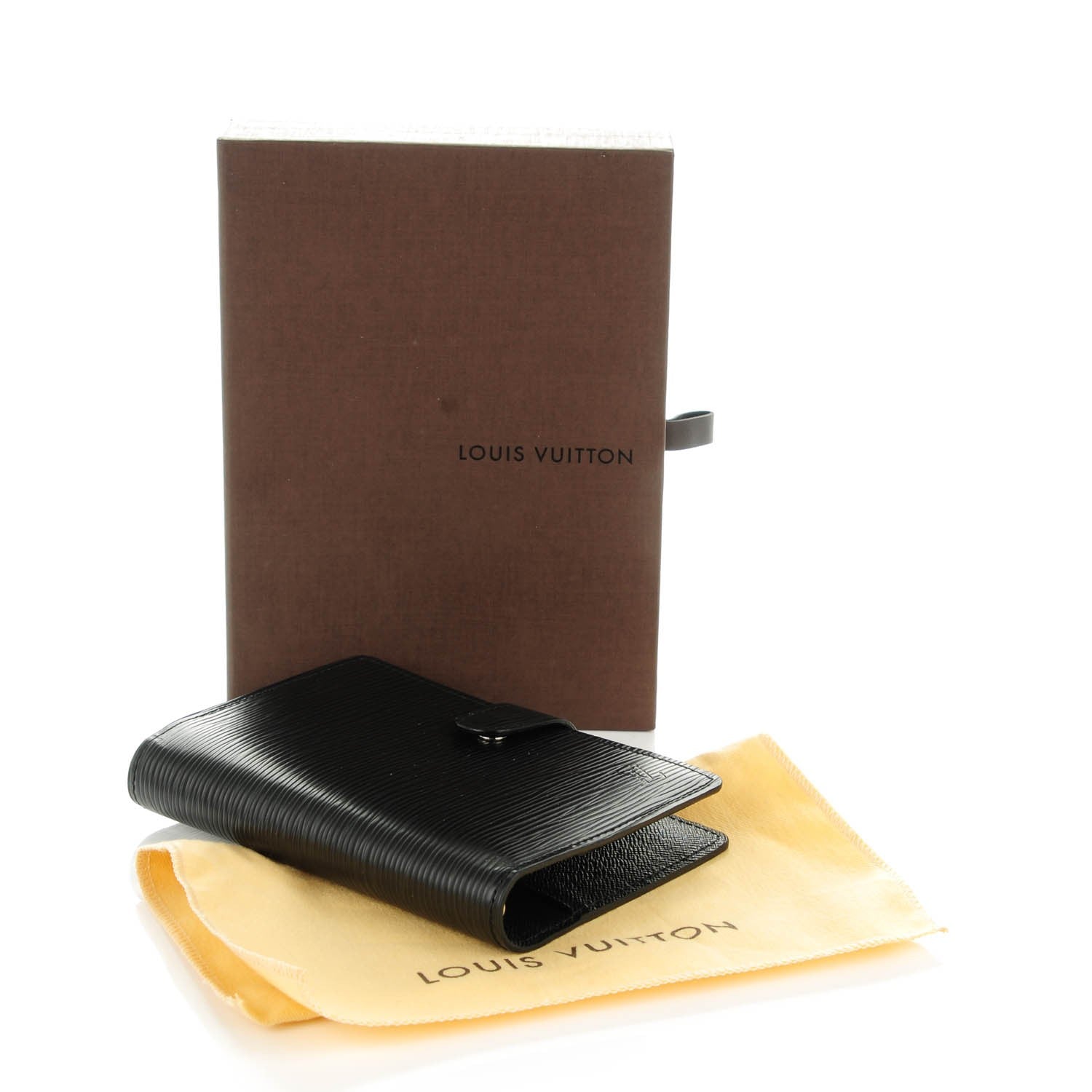 Louis Vuitton Epi Small Ring Agenda Black 4 of 7