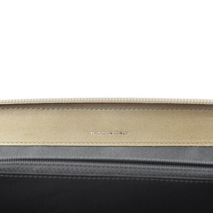 Chanel Lambskin Camellia Embossed Zip Around Organizer Wallet Light Beige 7 of 7