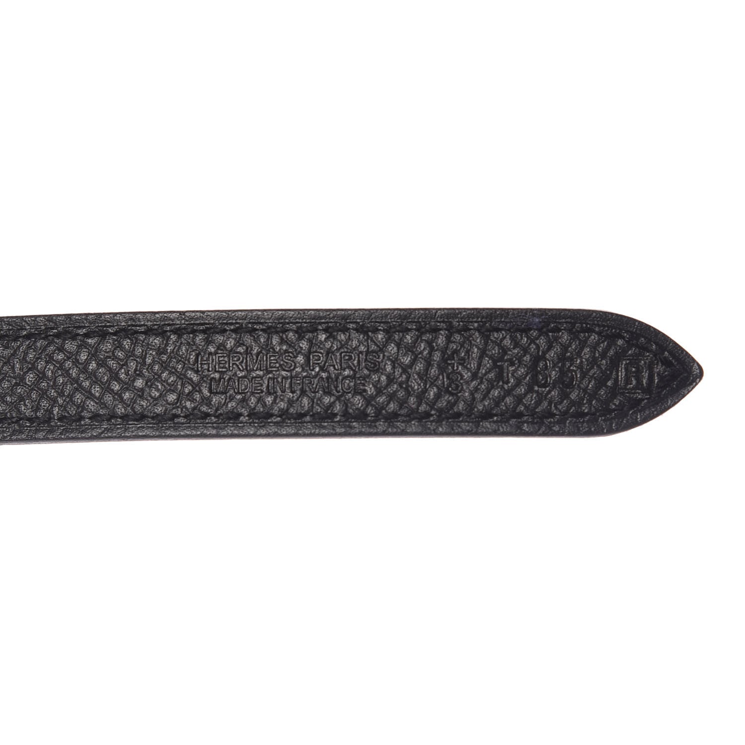 Hermes Swift Epsom 13mm Focus Belt 85 Bleu Saphir Black 4 of 7