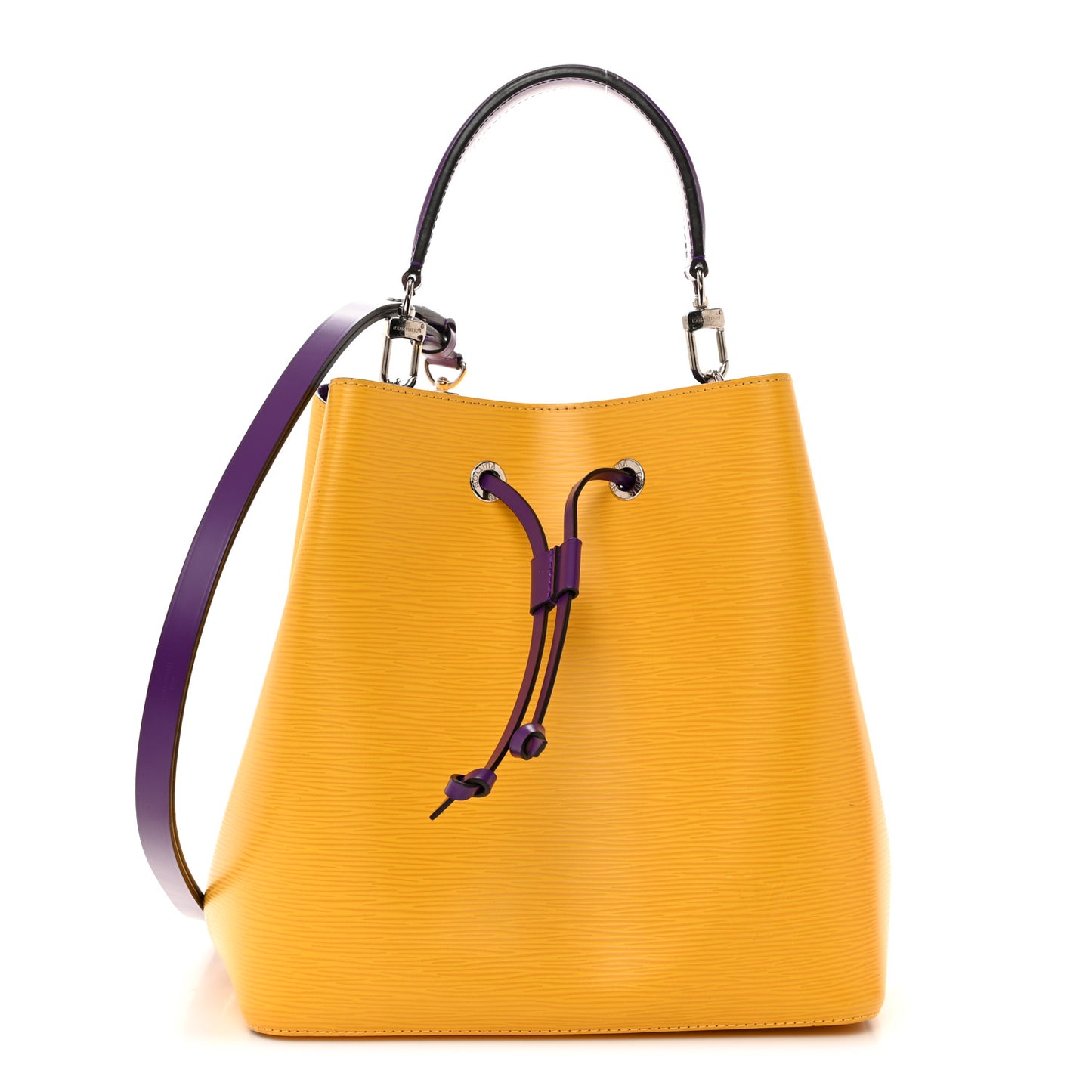 LOUIS VUITTON Epi NeoNoe MM Citron Violet