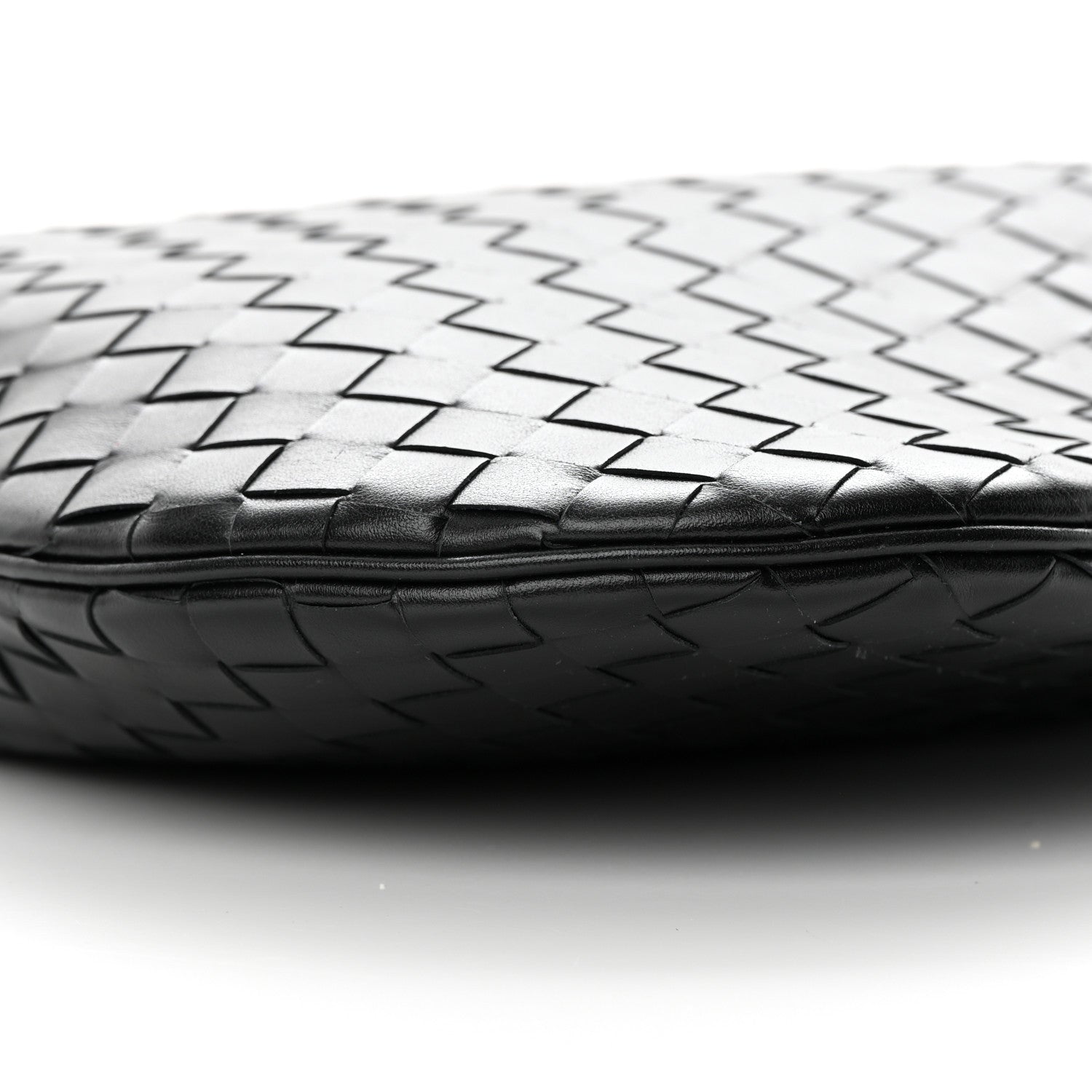 Bottega Veneta Calfskin Intrecciato Virgule Black 9 of 9
