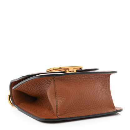 Valentino Garavani Grained Calfskin Small VSling Shoulder Bag Saddle Brown 4 of 10