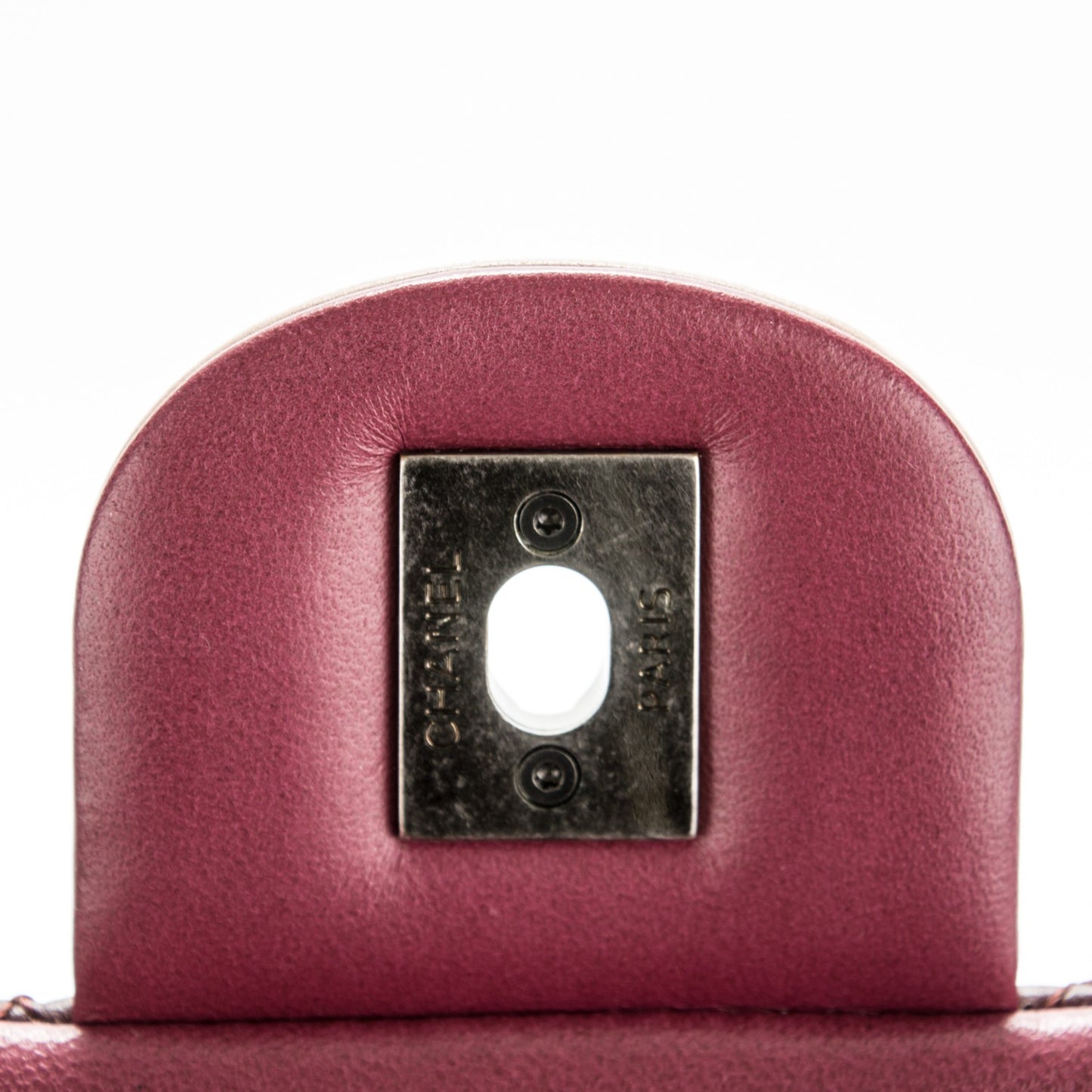 Lambskin Quilted Medium Tri-Color Flap
