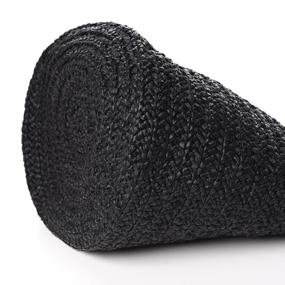 Saint Laurent Raffia Medium Panier Bag Black 8 of 9
