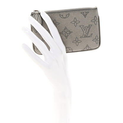 Louis Vuitton Mahina Zipped Card Holder Metallic Grey 2 of 7