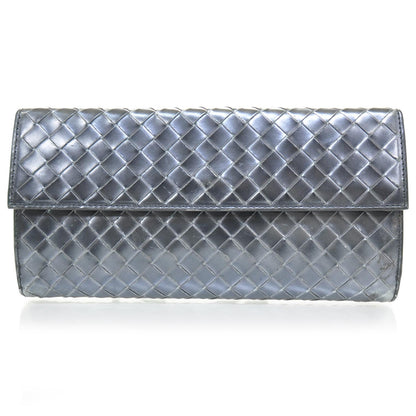 Bottega Veneta Nappa Intrecciato Continental Wallet Metallic 1 of 9