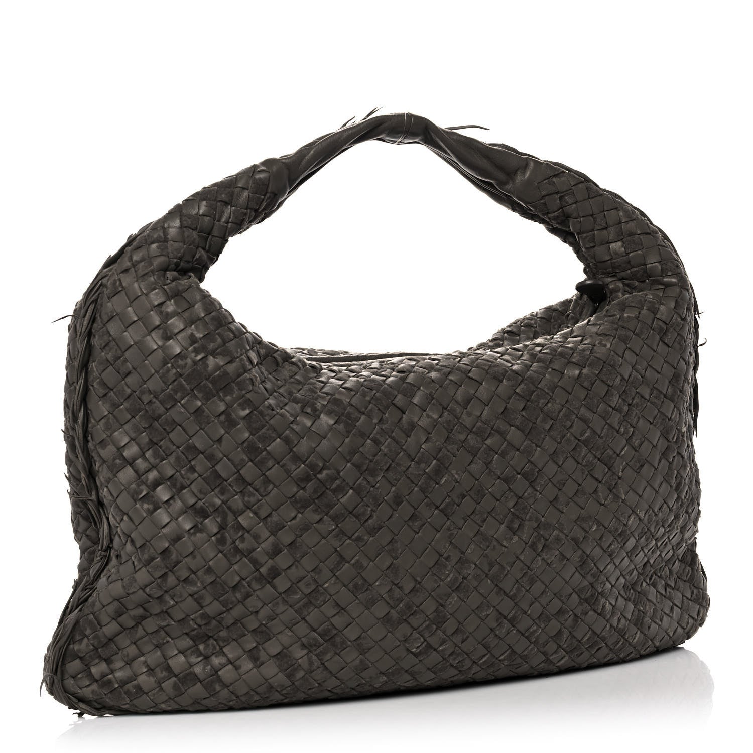 Bottega Veneta Nappa Velours Intrecciato Large Veneta Hobo Matita 3 of 11