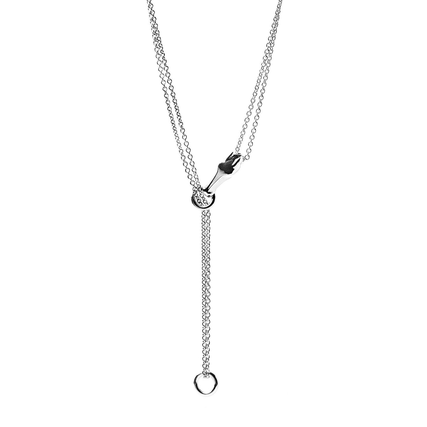 Sterling Silver Galop Long Necklace GM