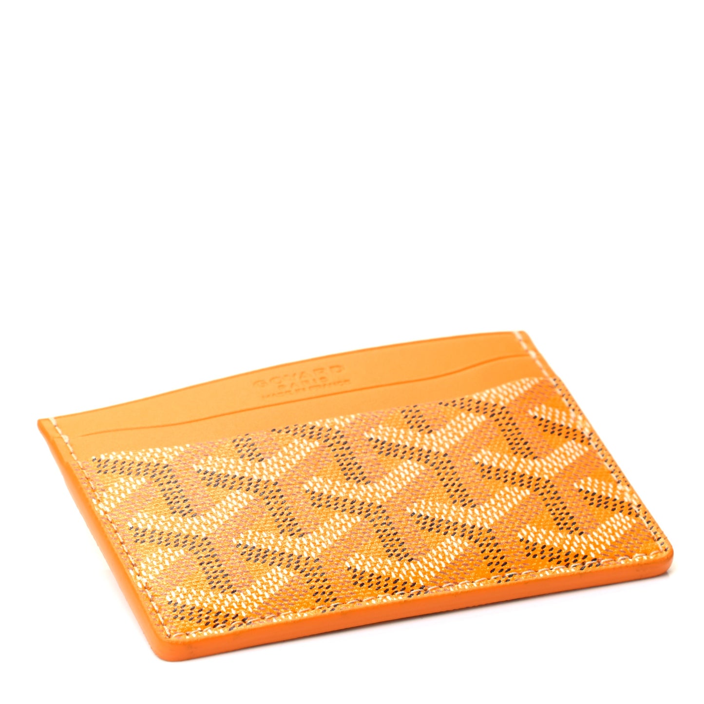 Goyardine Saint Sulpice Card Holder Yellow