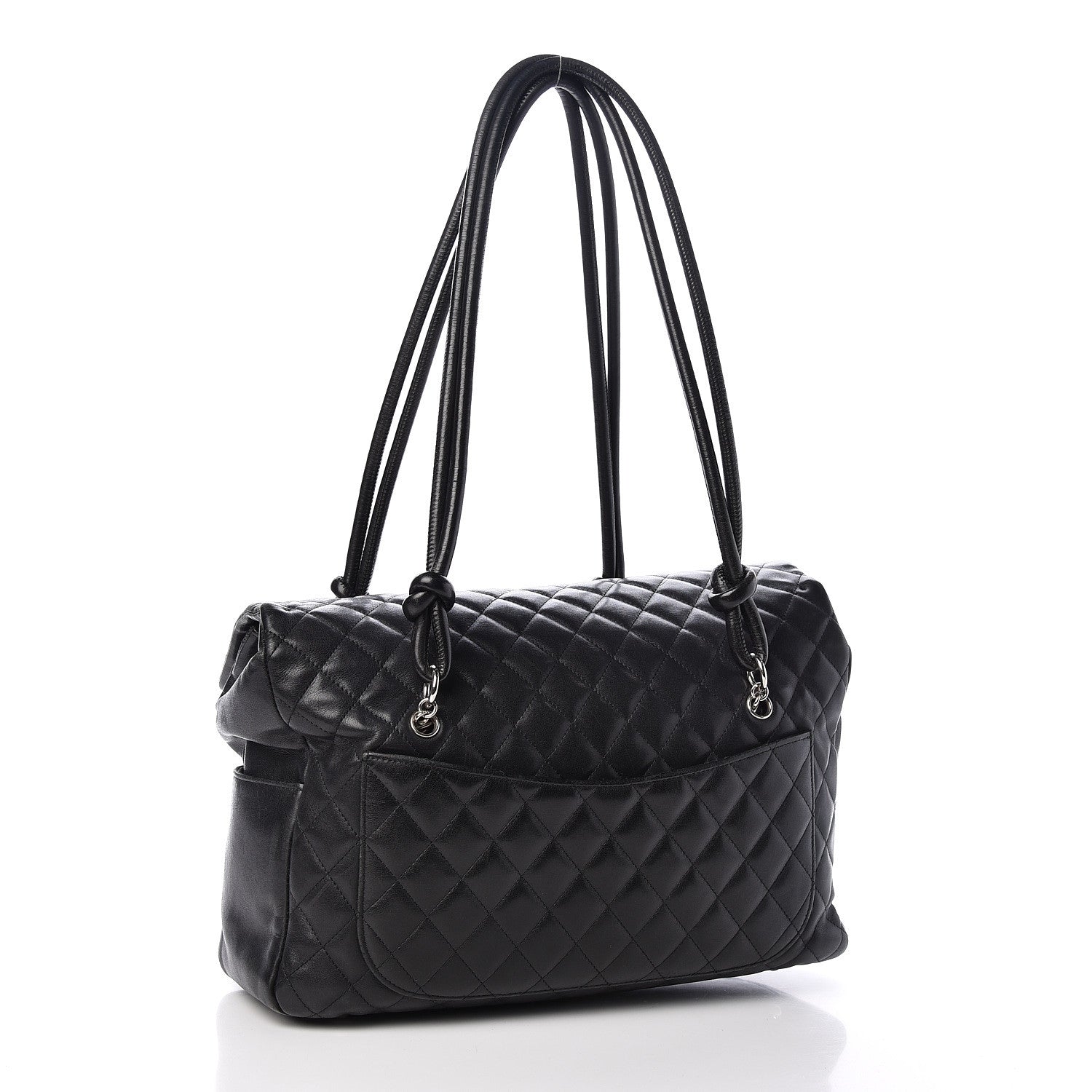 Chanel Calfskin Quilted Large Cambon Flap Black 3 of 19