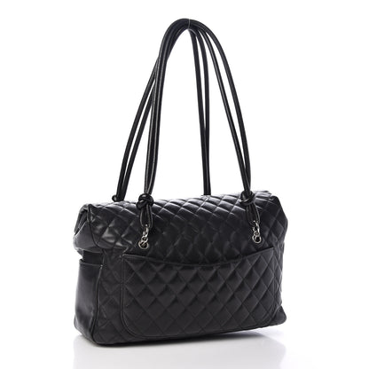 Chanel Calfskin Quilted Large Cambon Flap Black 3 of 19