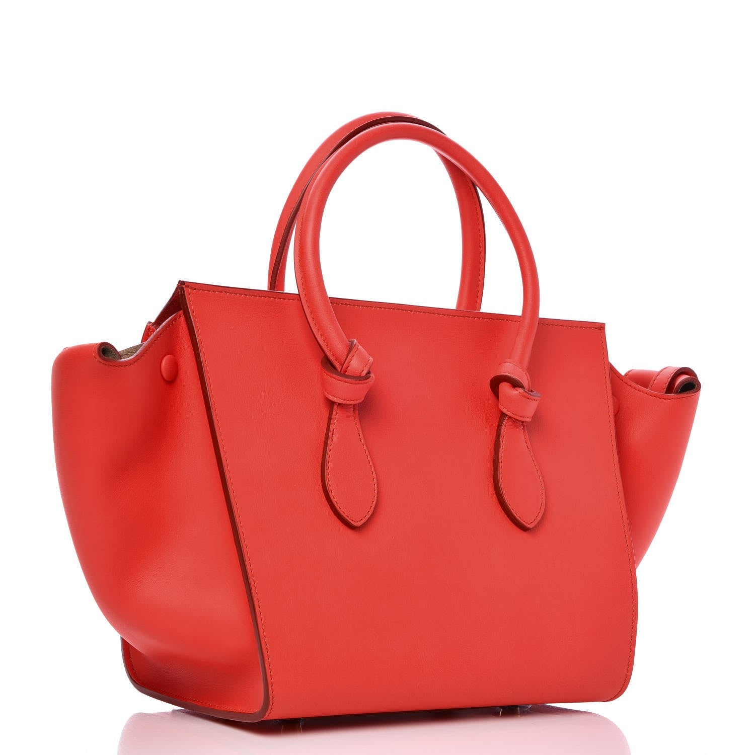 Celine Smooth Calfskin Mini Tie Knot Tote Alizarin 3 of 8