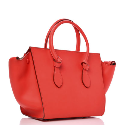 Celine Smooth Calfskin Mini Tie Knot Tote Alizarin 3 of 8