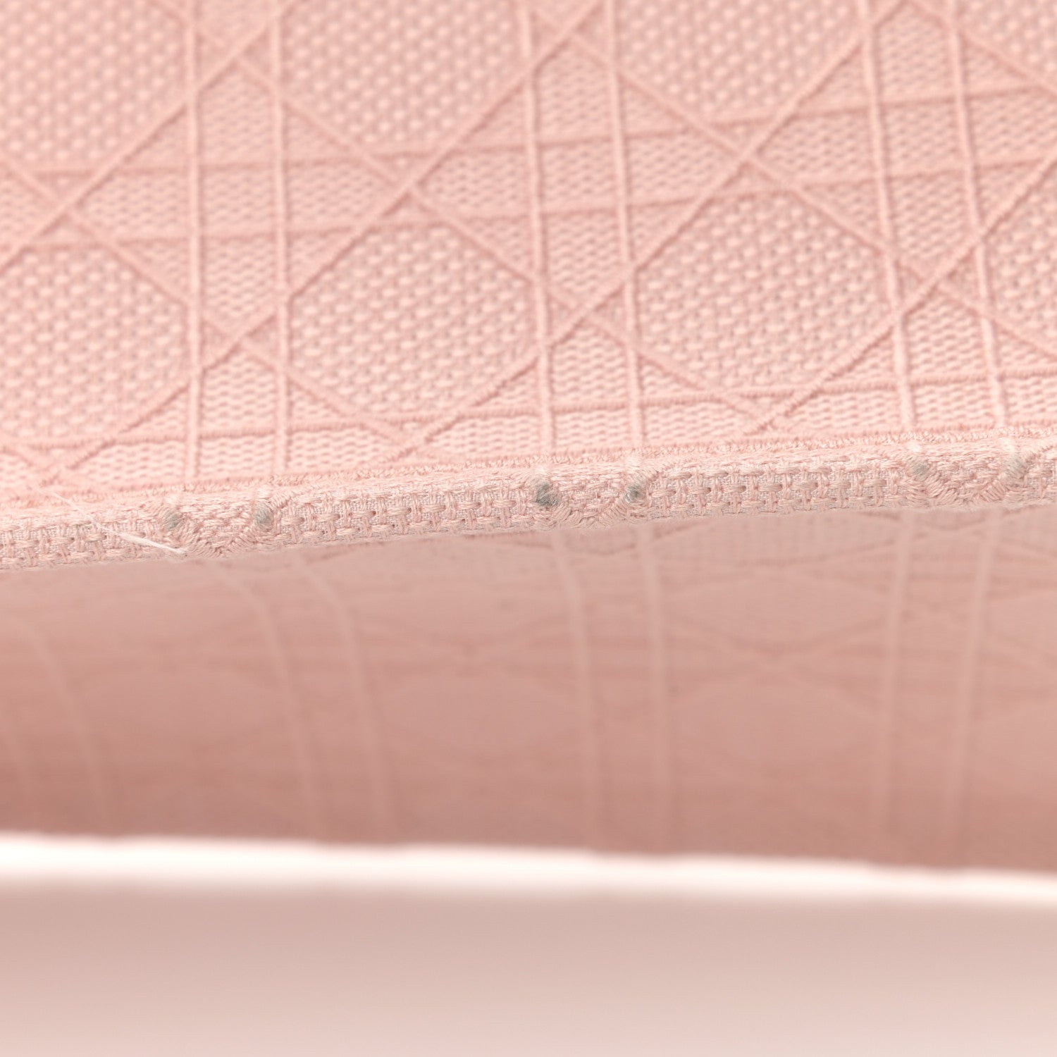 Christian Dior Canvas Embroidered Cannage Medium Book Tote Bois De Rose 13 of 16