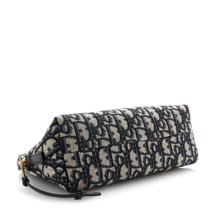 Christian Dior Oblique Large Beauty Pouch Bleu 4 of 6