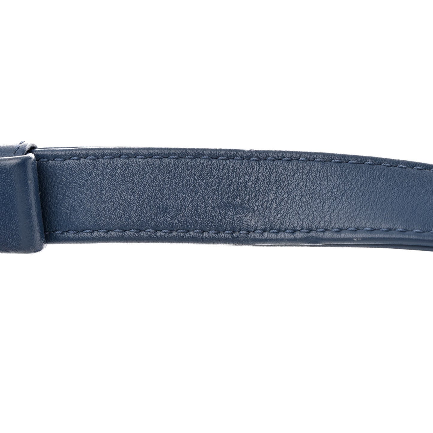 Denim Quilted Large Boy Flap Blue