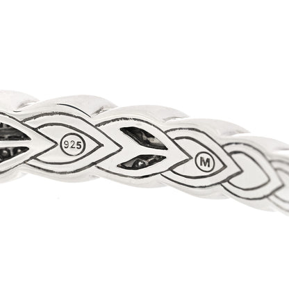John Hardy Sterling Silver Diamond Legends Naga Slim Cuff Bracelet M 4 of 4