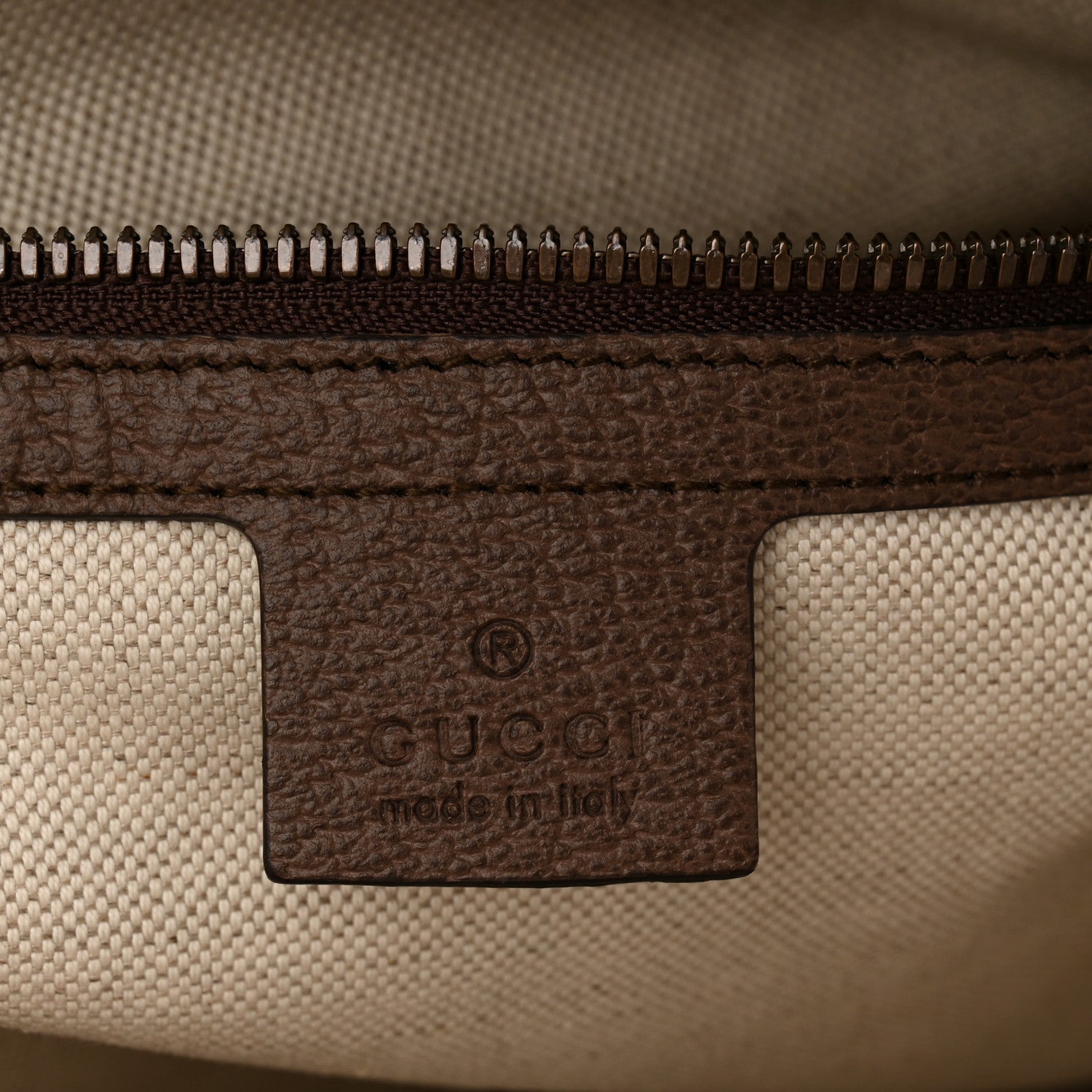 Gucci GG Supreme Monogram Web Medium Ophidia Messenger Bag Brown 6 of 10