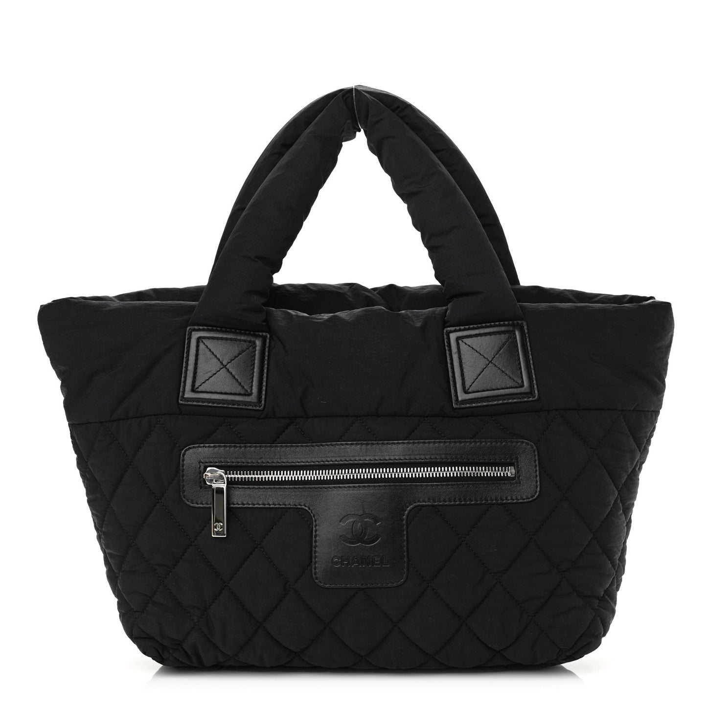 Nylon Quilted Coco Cocoon Bowler Black