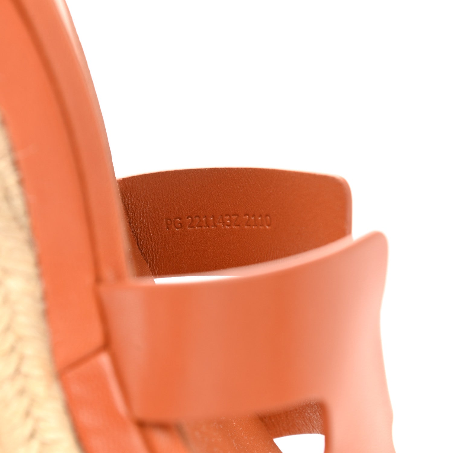 Hermes Goatskin Elda Espadrille Wedge Sandals 36 Marron Glaise 8 of 9