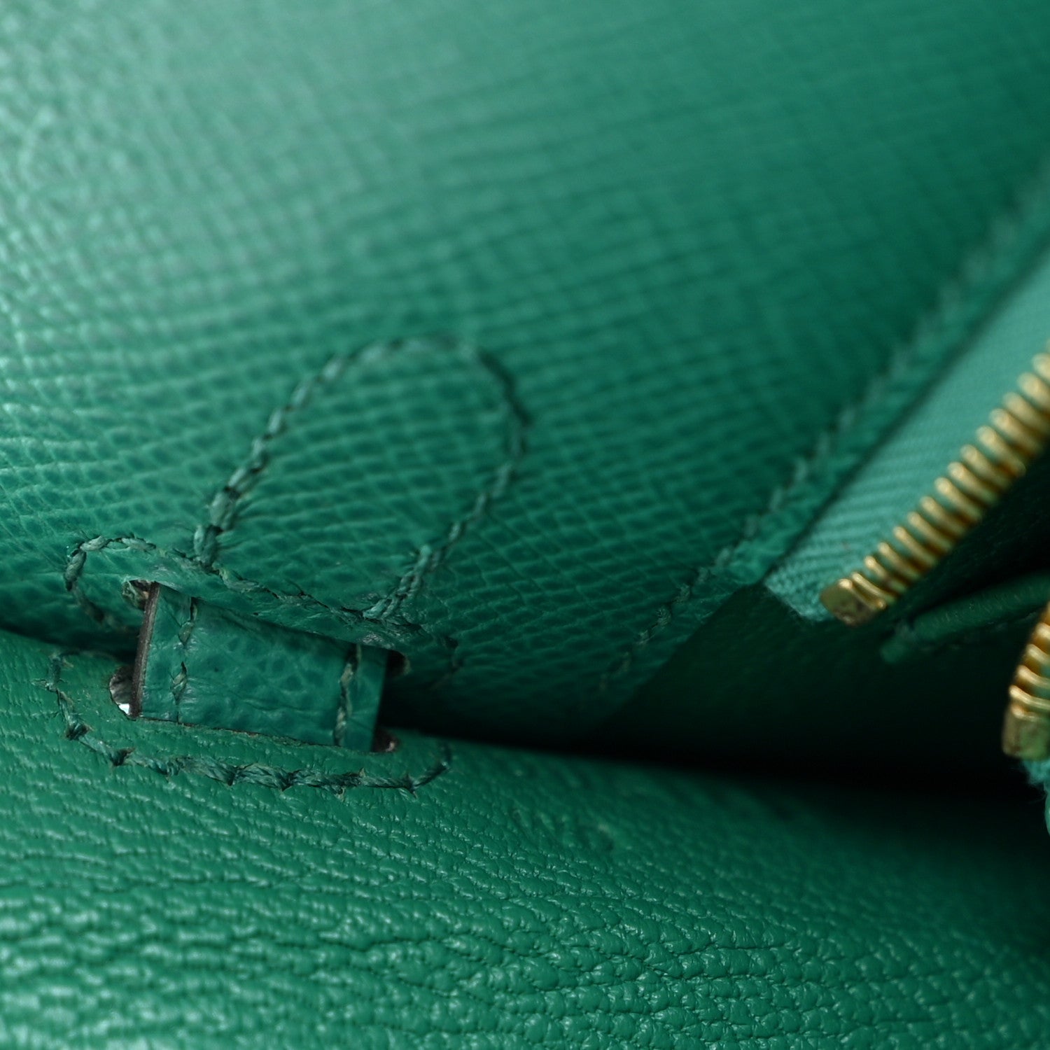 Hermes Epsom Kelly Sellier 25 Vert Vertigo 7 of 10