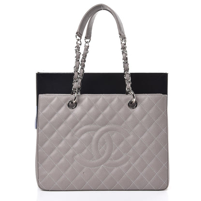 Chanel Caviar Quilted Grand Shopping Tote GST Gris Clair 15 of 15