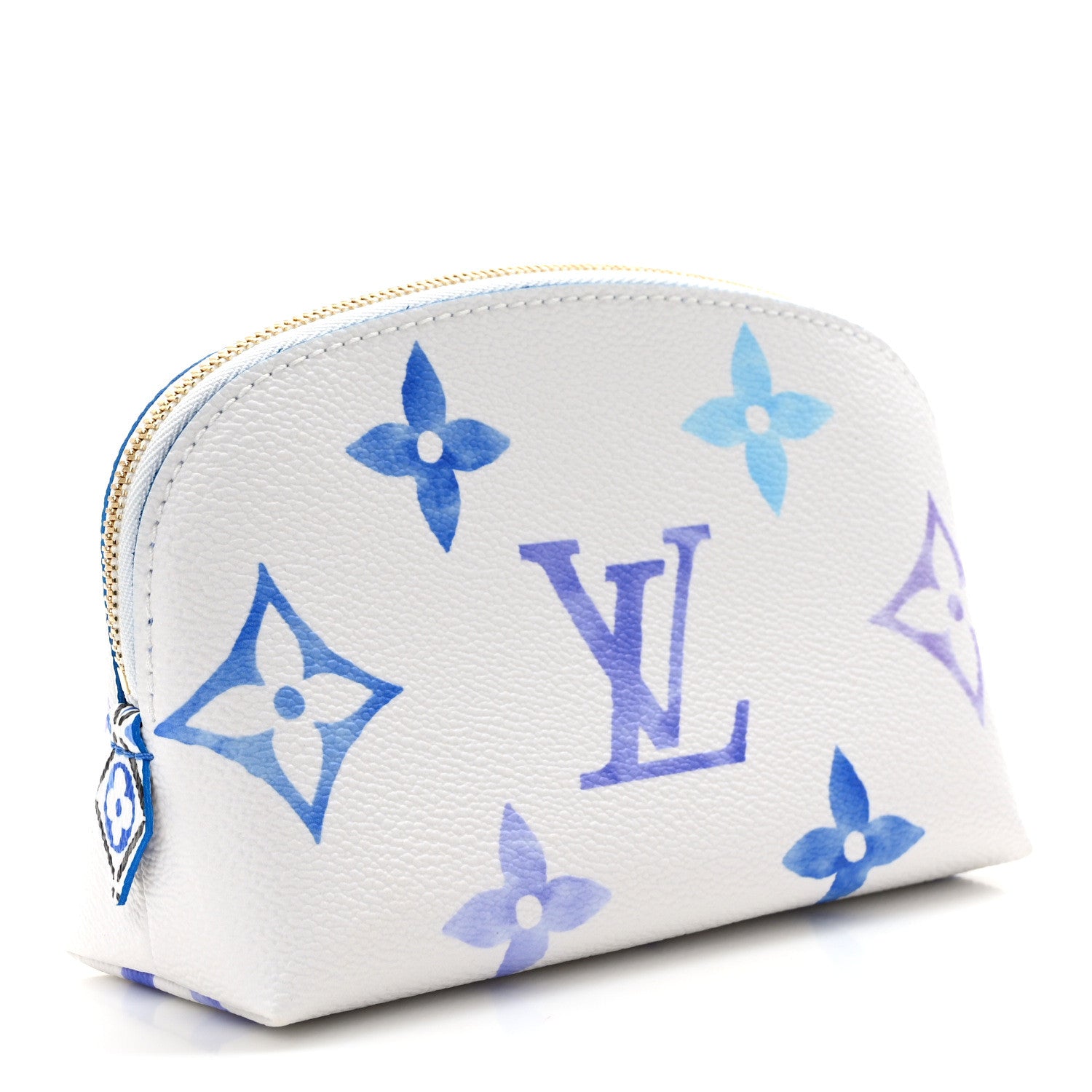 Louis Vuitton Monogram Giant By The Pool Cosmetic Pouch PM Blue 3 of 6