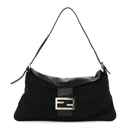Fendi Nylon Baguette Black 1 of 18