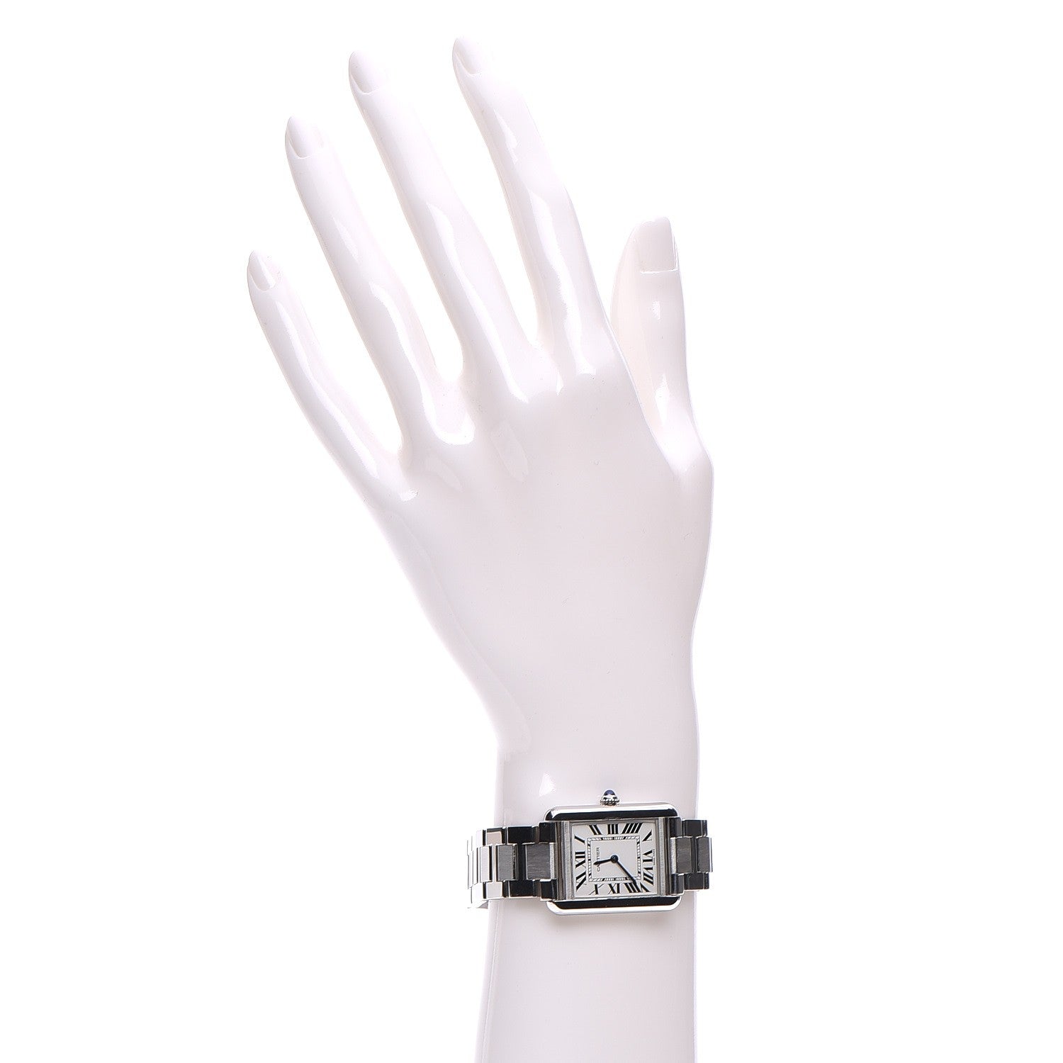 Cartier Stainless Steel 24mm Tank Solo Quartz Watch 2 of 9
