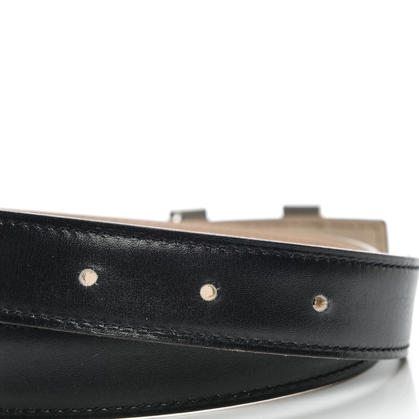 Box Swift 24mm Constance H Belt 65 Black Beige Rose
