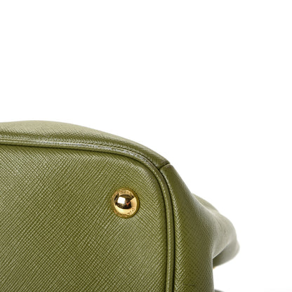 Prada Saffiano Lux Large Tote Edera 11 of 14