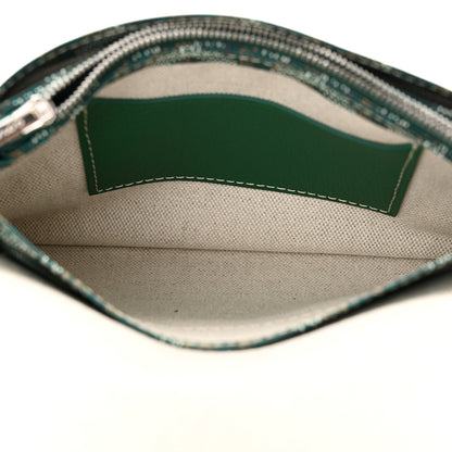 Goyard Goyardine Plumet Wallet Clutch Green 6 of 10