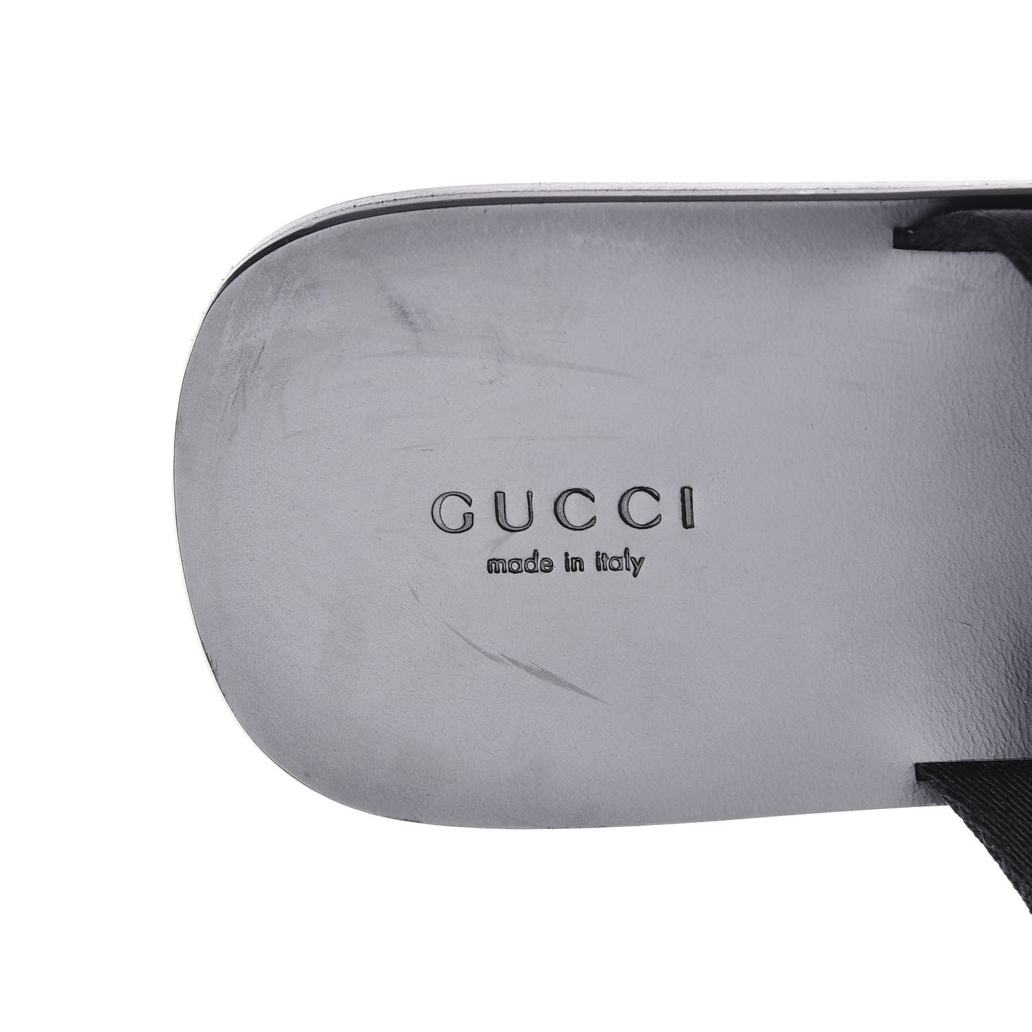 Gucci Patent Calfskin Cardinal Thong Sandals 39 Black 7 of 9
