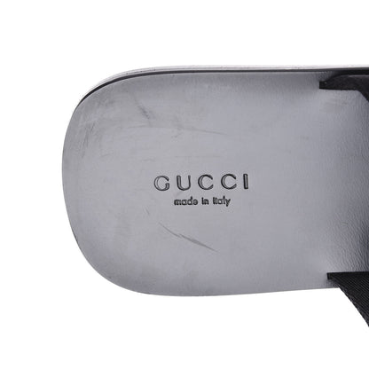 Gucci Patent Calfskin Cardinal Thong Sandals 39 Black 7 of 9
