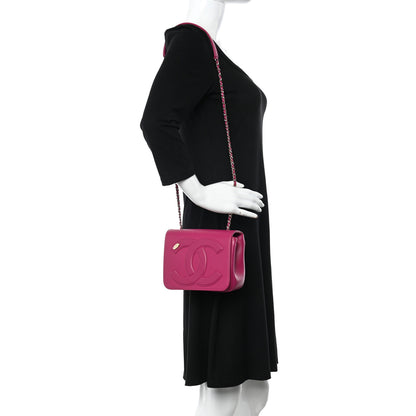 Chanel Lambskin CC Mania Flap Bag Pink 2 of 11
