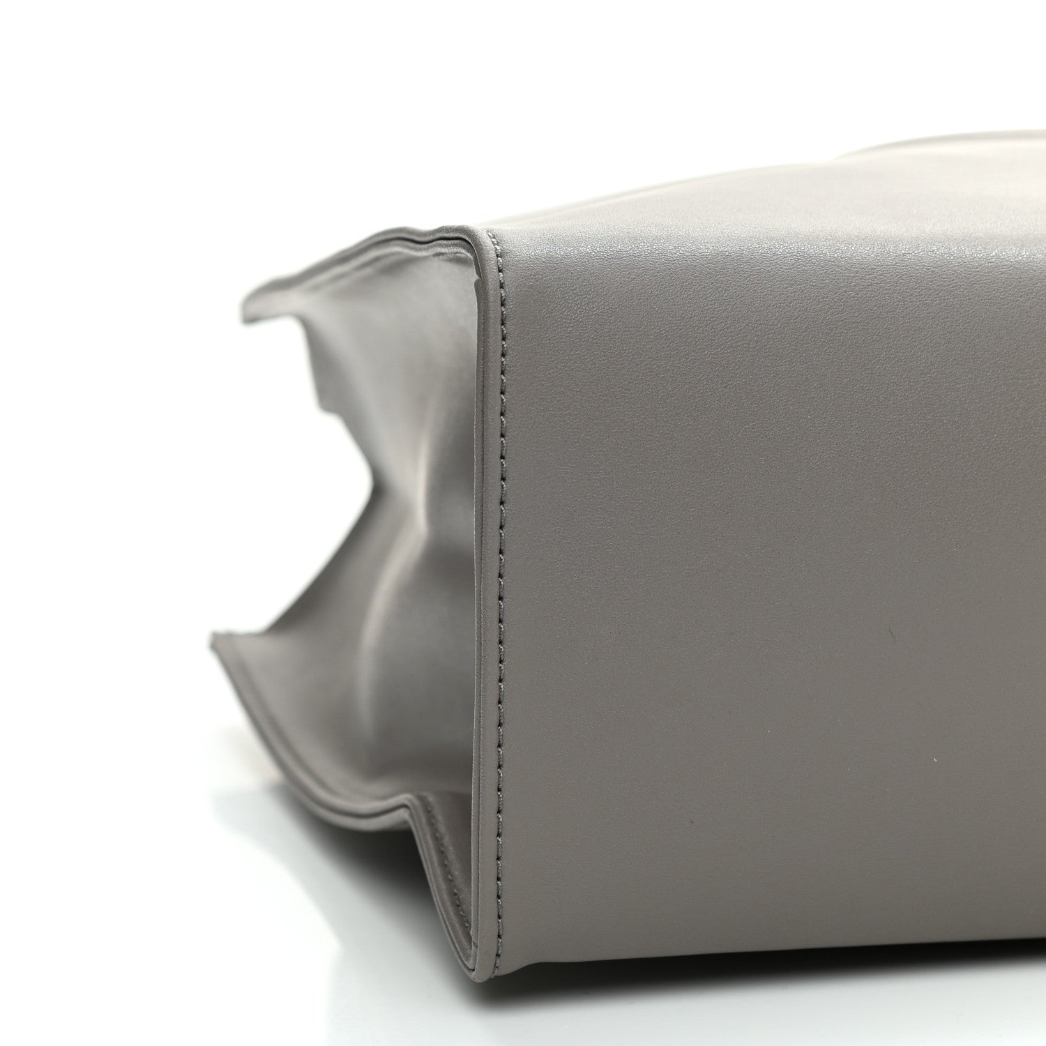 Telfar Vegan Leather Medium Shopping Bag Grey 8 of 9