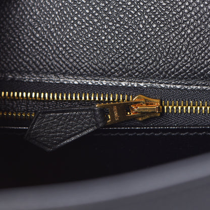 Hermes Epsom Kelly Sellier 28 Black 10 of 34