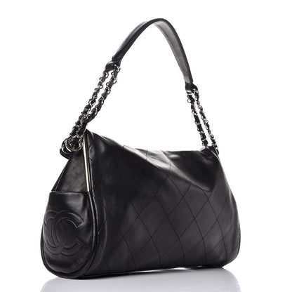 Chanel Lambskin Stitched Medium Ultimate Soft Tote Black 3 of 13